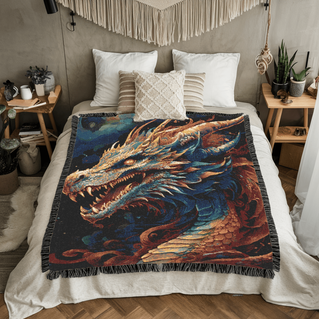 Dragon Woven Blanket - EternalAscension