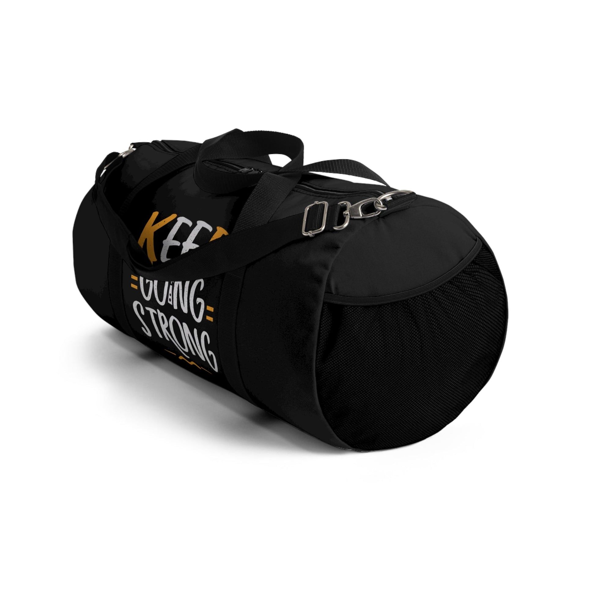Duffel Bag - 'KEEP GOING STRONG' Motivational Message Gym Travel Bag - EternalAscension