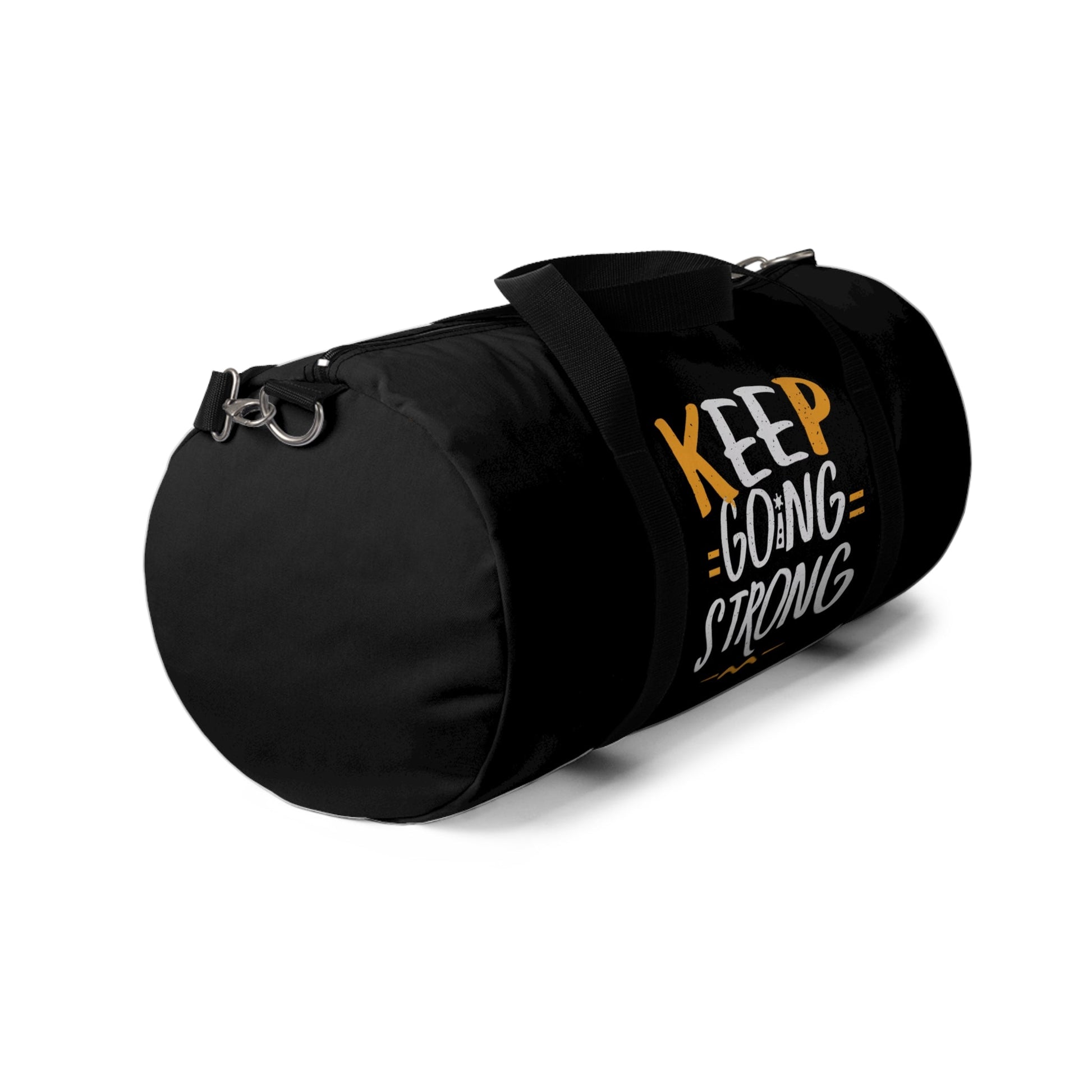 Duffel Bag - 'KEEP GOING STRONG' Motivational Message Gym Travel Bag - EternalAscension