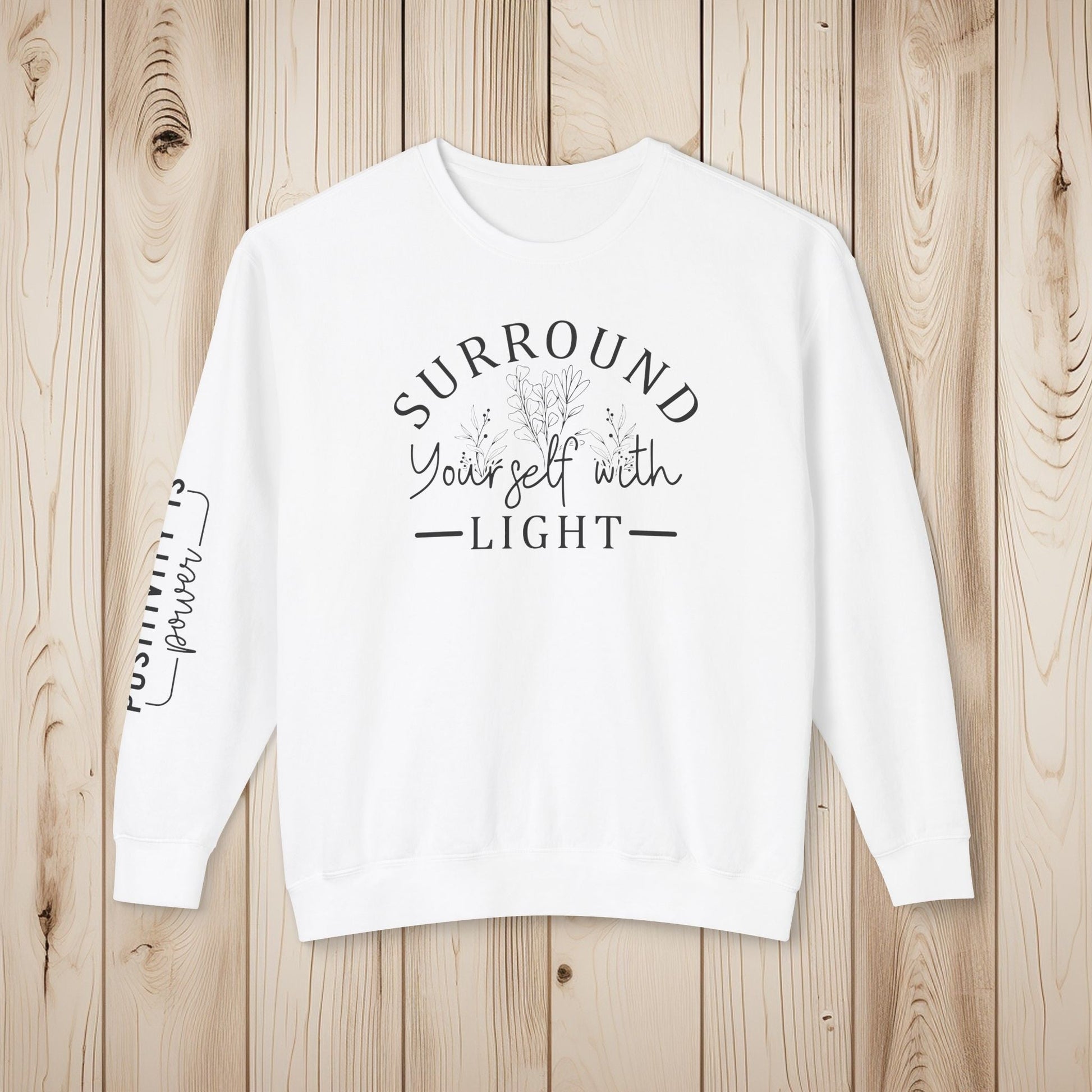 Embrace the Light Unisex Lightweight Crewneck Sweatshirt - EternalAscension