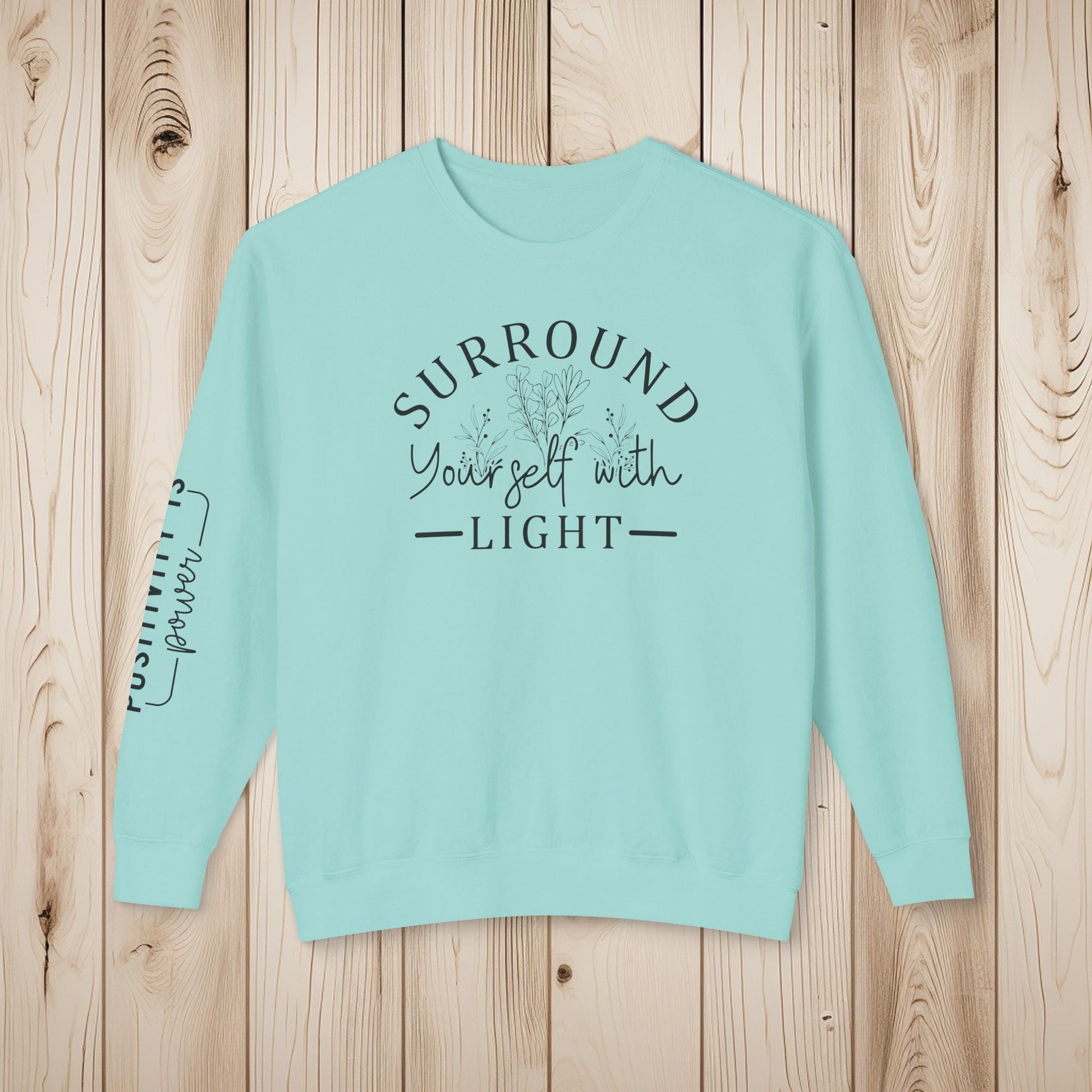 Embrace the Light Unisex Lightweight Crewneck Sweatshirt - EternalAscension
