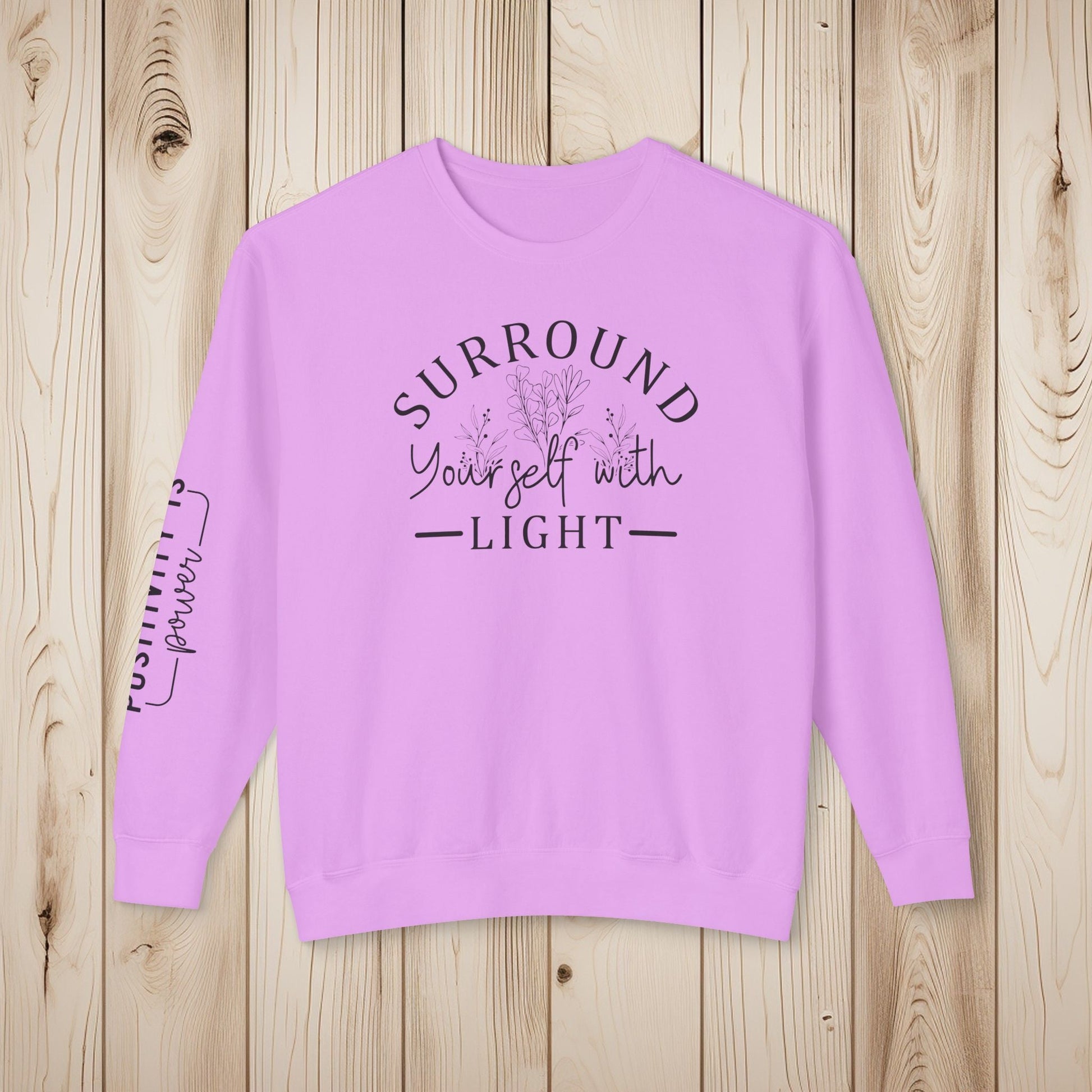 Embrace the Light Unisex Lightweight Crewneck Sweatshirt - EternalAscension