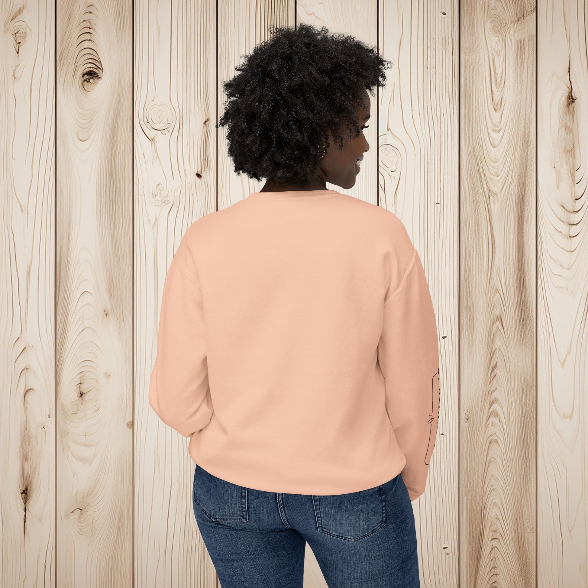 Embrace the Light Unisex Lightweight Crewneck Sweatshirt - EternalAscension