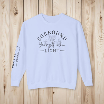 Embrace the Light Unisex Lightweight Crewneck Sweatshirt - EternalAscension