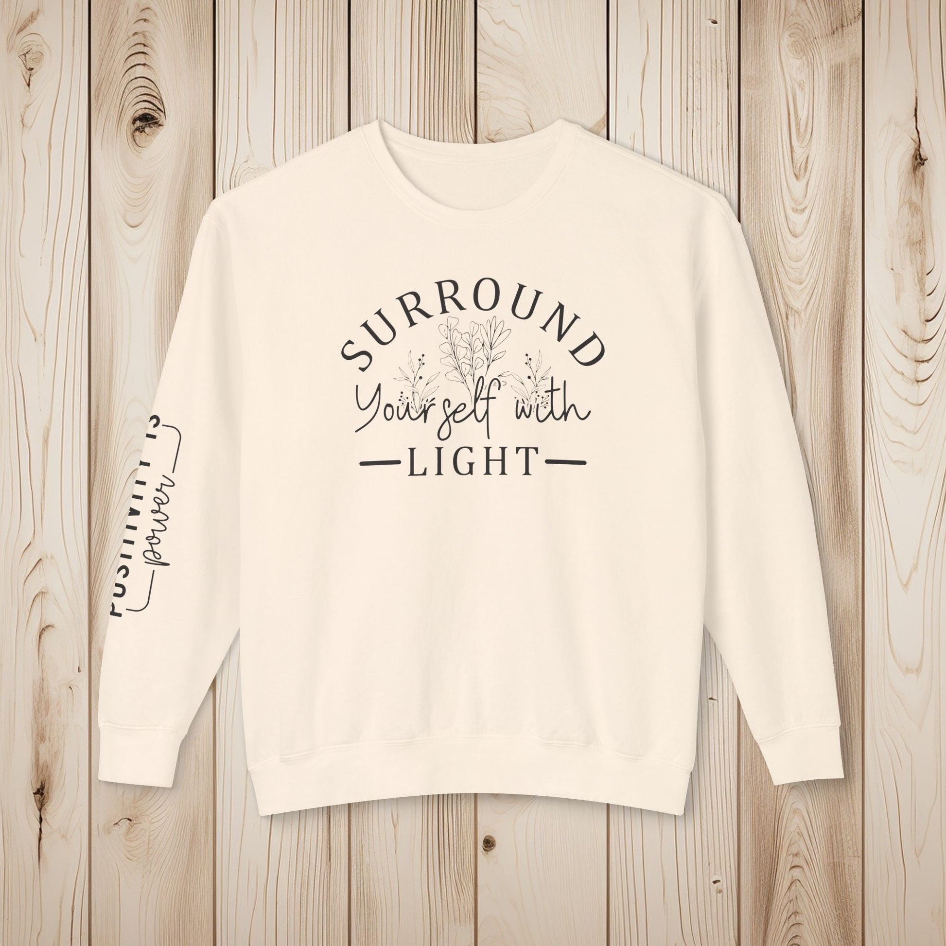 Embrace the Light Unisex Lightweight Crewneck Sweatshirt - EternalAscension