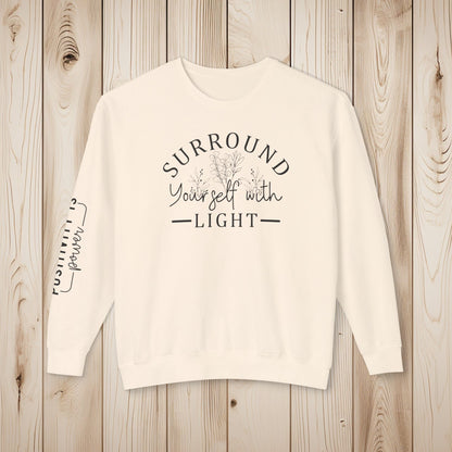 Embrace the Light Unisex Lightweight Crewneck Sweatshirt - EternalAscension