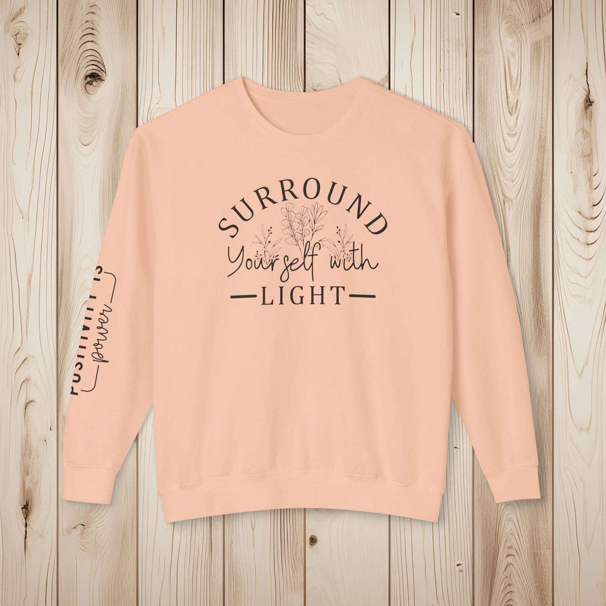 Embrace the Light Unisex Lightweight Crewneck Sweatshirt - EternalAscension