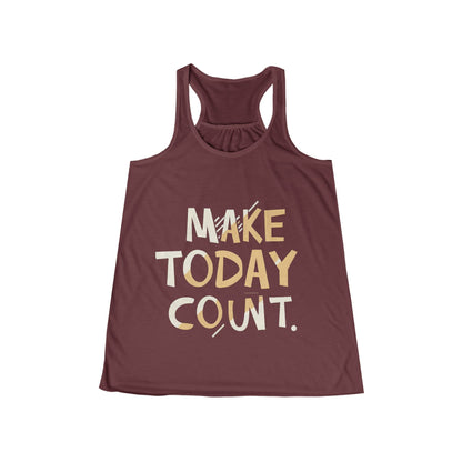 Empower Your Day: Women’s Flowy Racerback Tank - EternalAscension