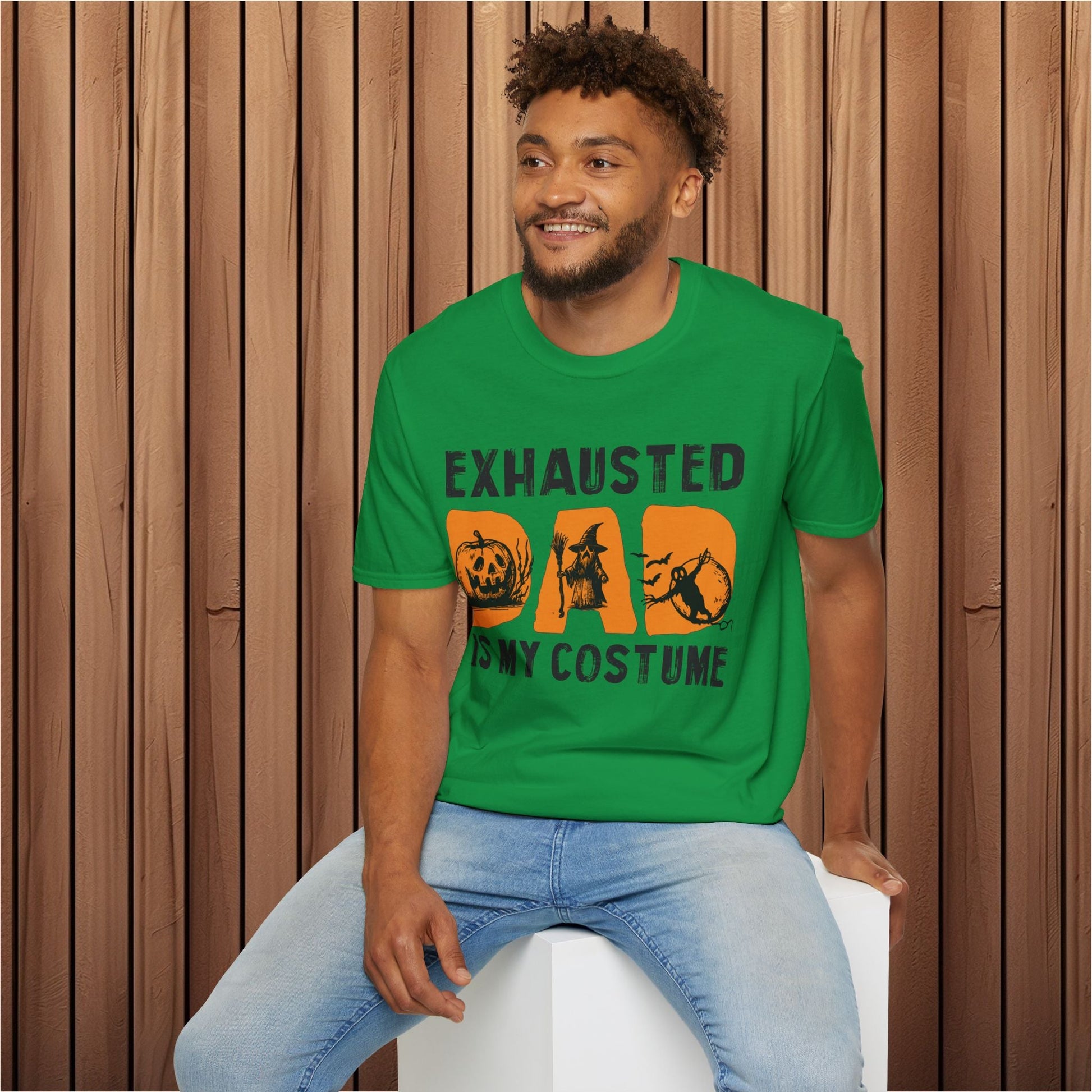 Exhausted Is My Costume Softstyle T-Shirt - EternalAscension