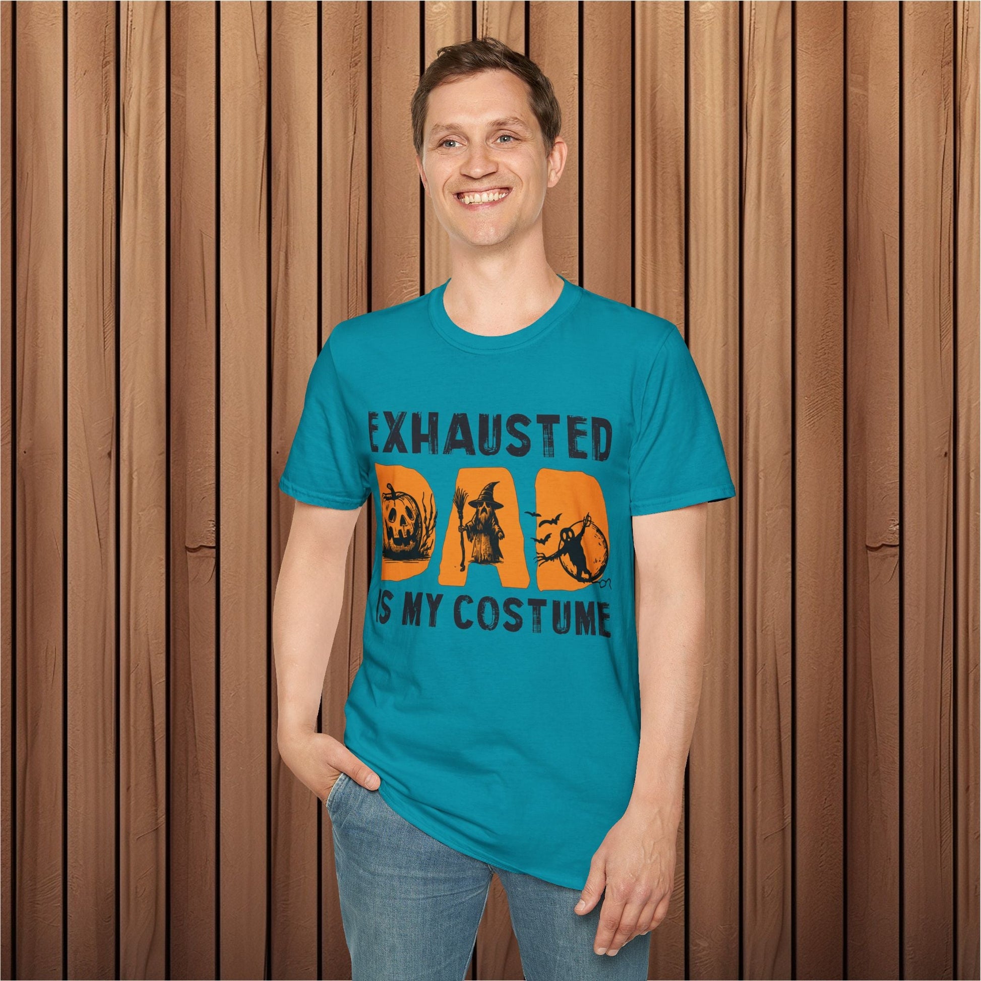 Exhausted Is My Costume Softstyle T-Shirt - EternalAscension