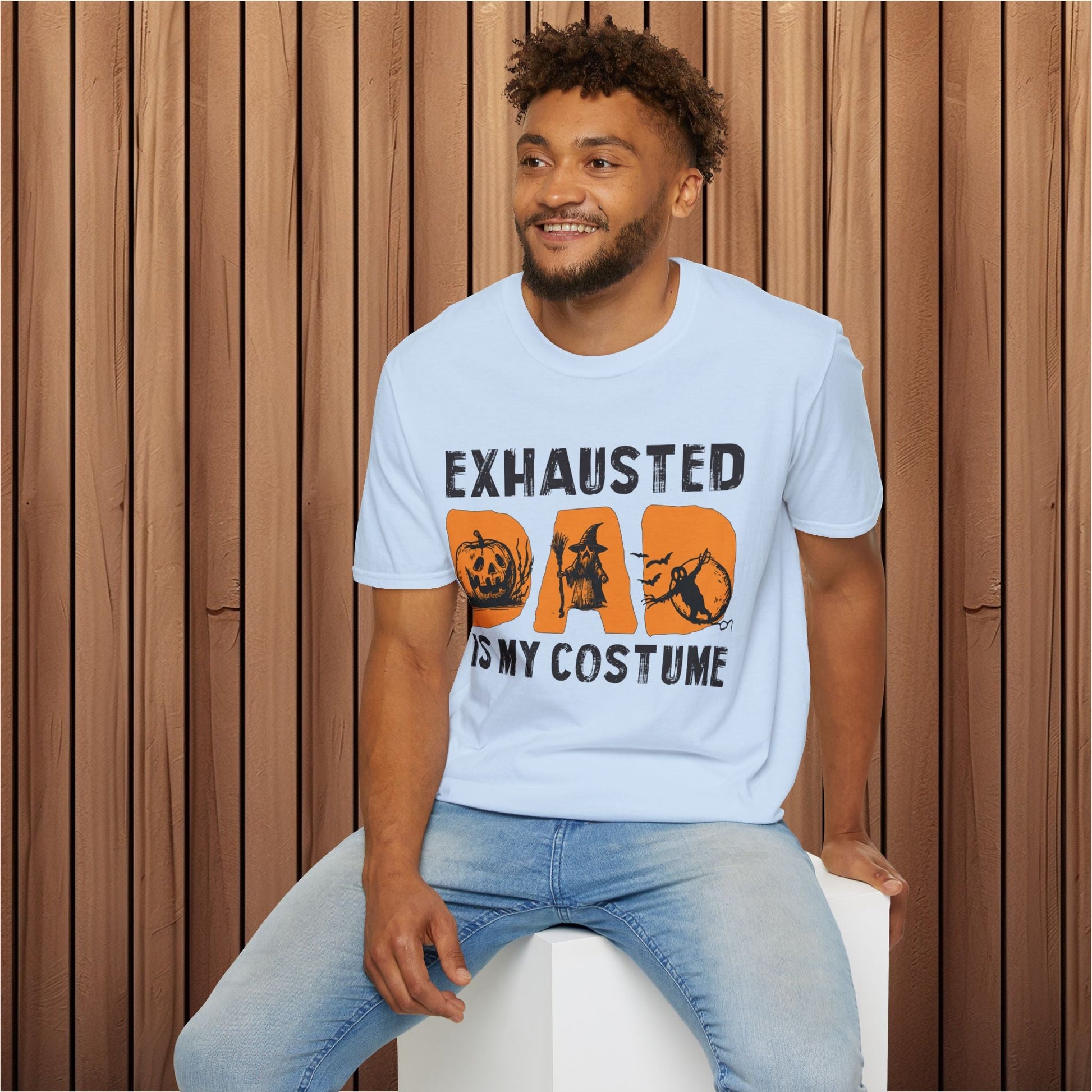 Exhausted Is My Costume Softstyle T-Shirt - EternalAscension