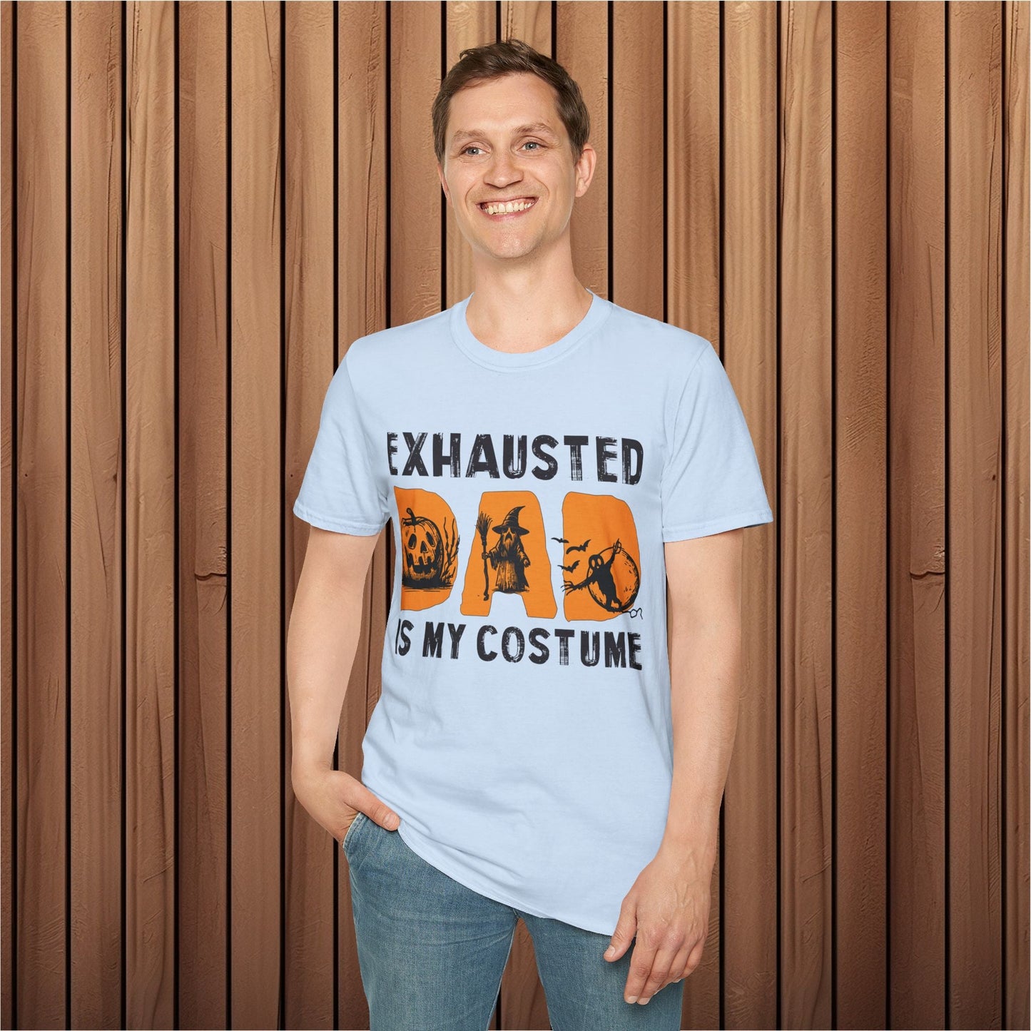 Exhausted Is My Costume Softstyle T-Shirt - EternalAscension