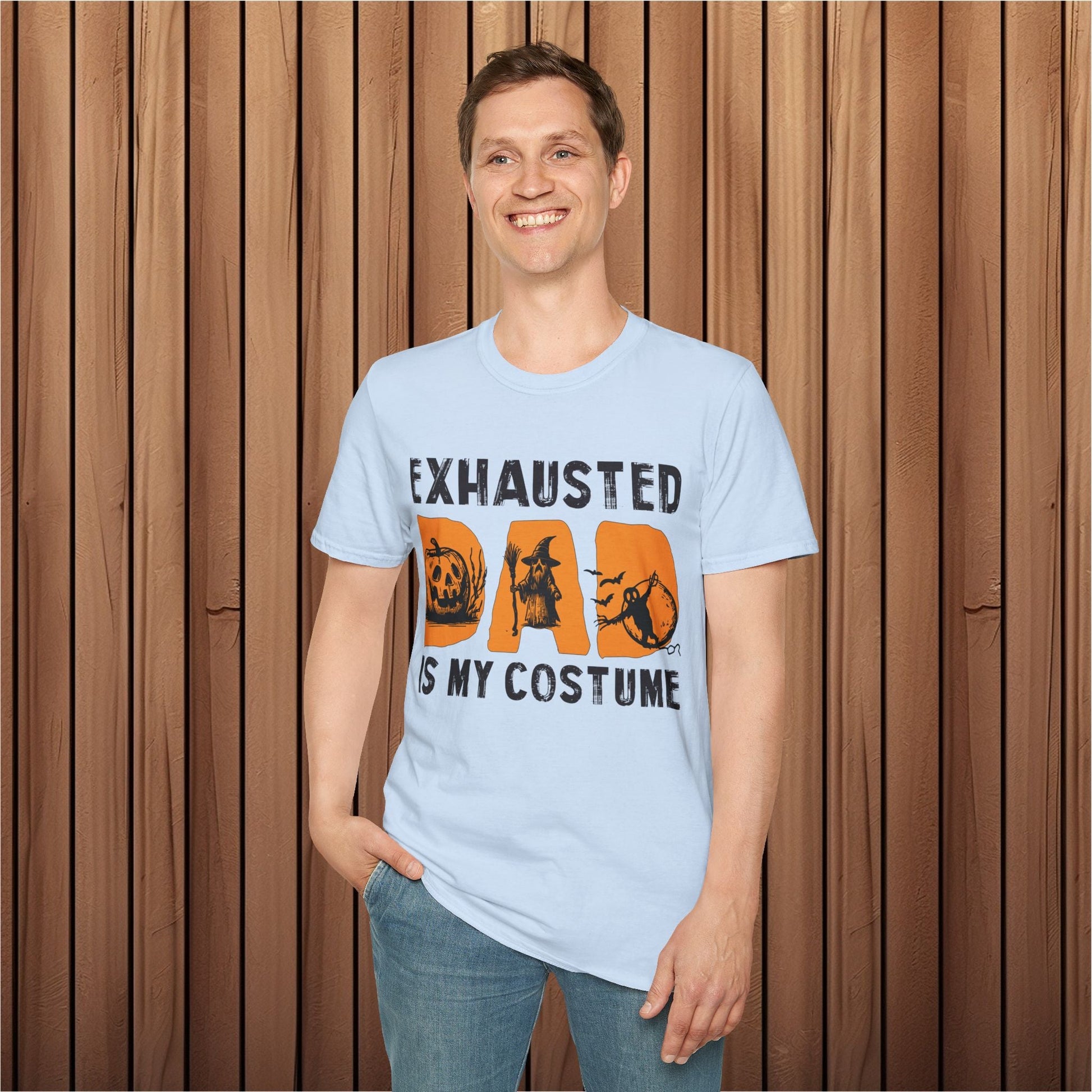 Exhausted Is My Costume Softstyle T-Shirt - EternalAscension