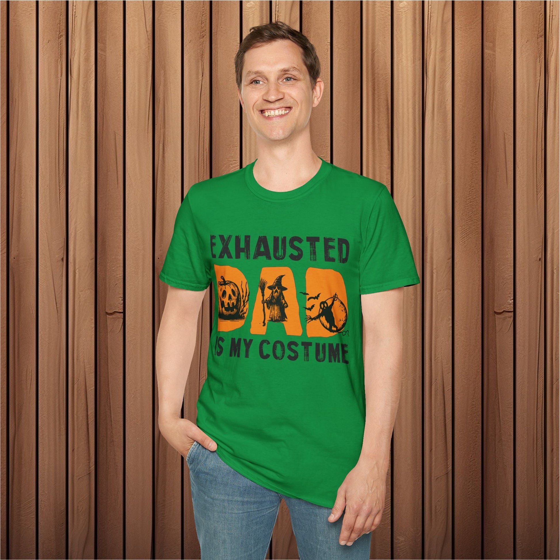 Exhausted Is My Costume Softstyle T-Shirt - EternalAscension