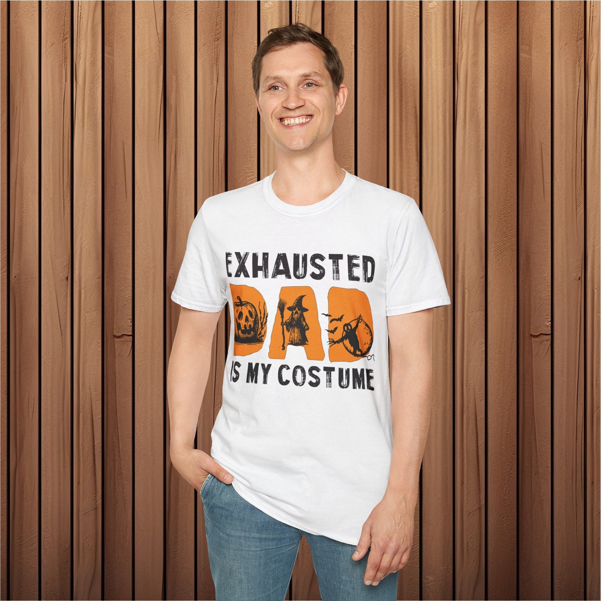 Exhausted Is My Costume Softstyle T-Shirt - EternalAscension