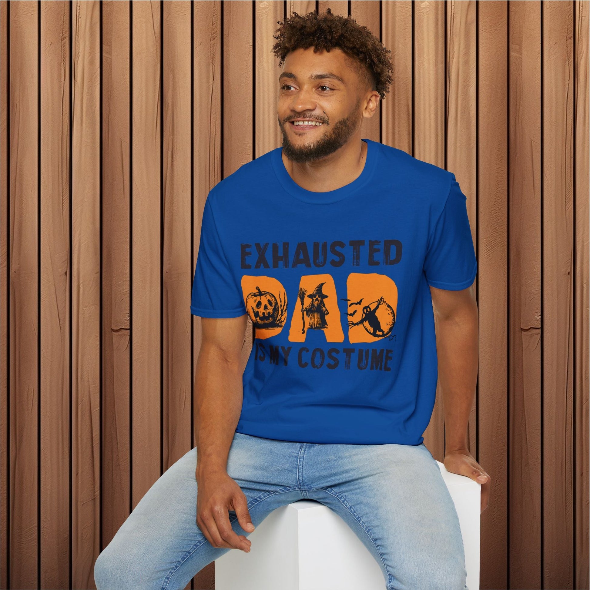 Exhausted Is My Costume Softstyle T-Shirt - EternalAscension