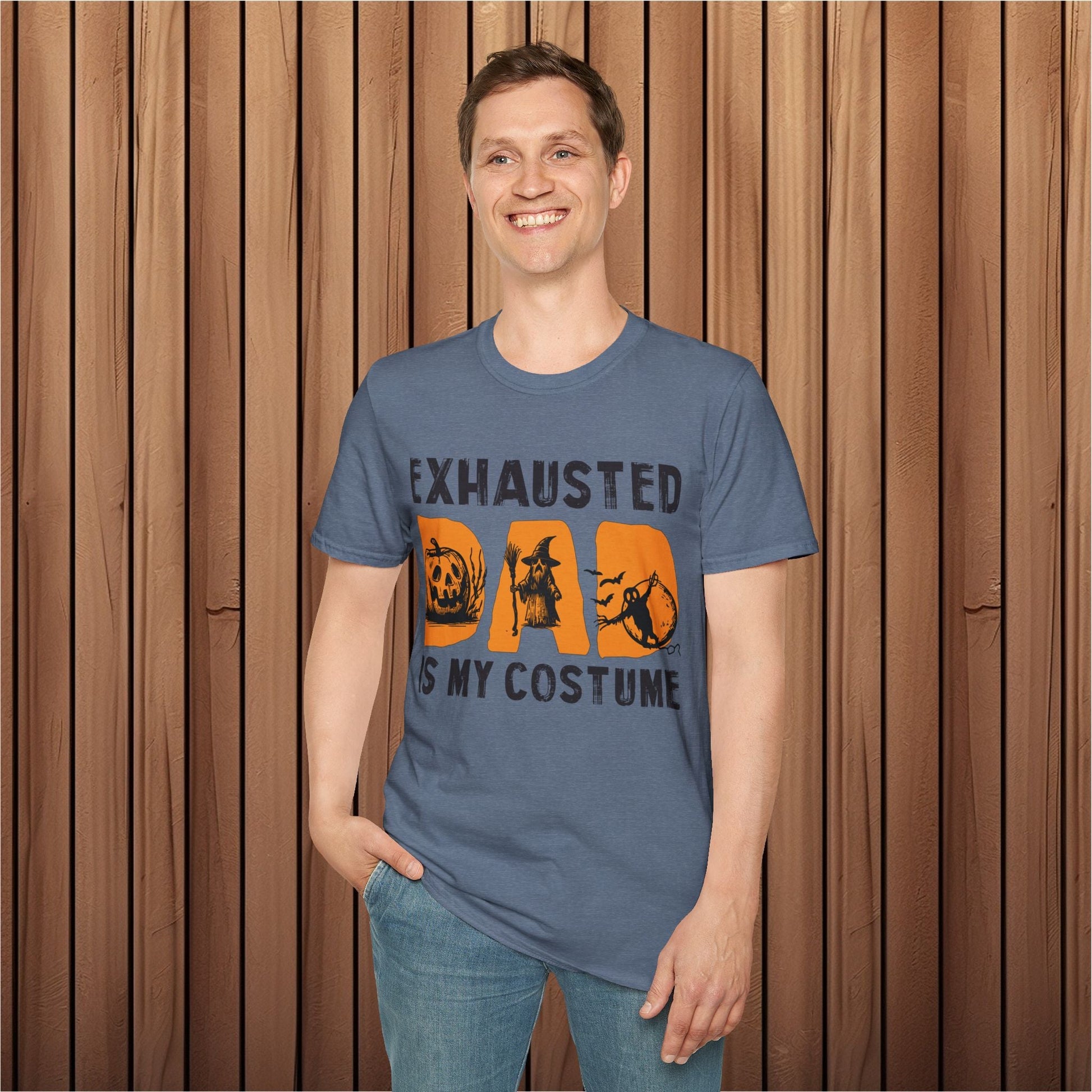 Exhausted Is My Costume Softstyle T-Shirt - EternalAscension