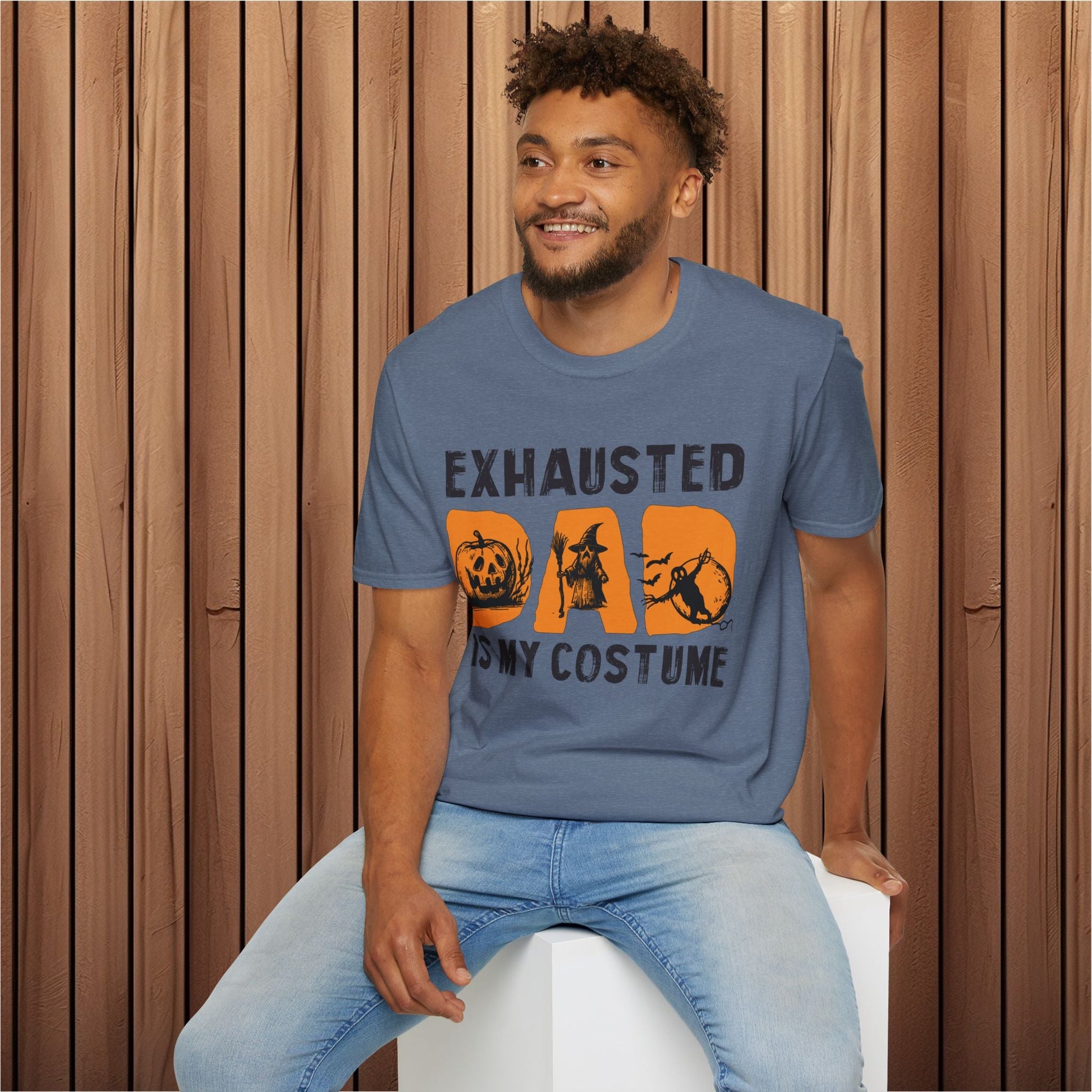 Exhausted Is My Costume Softstyle T-Shirt - EternalAscension