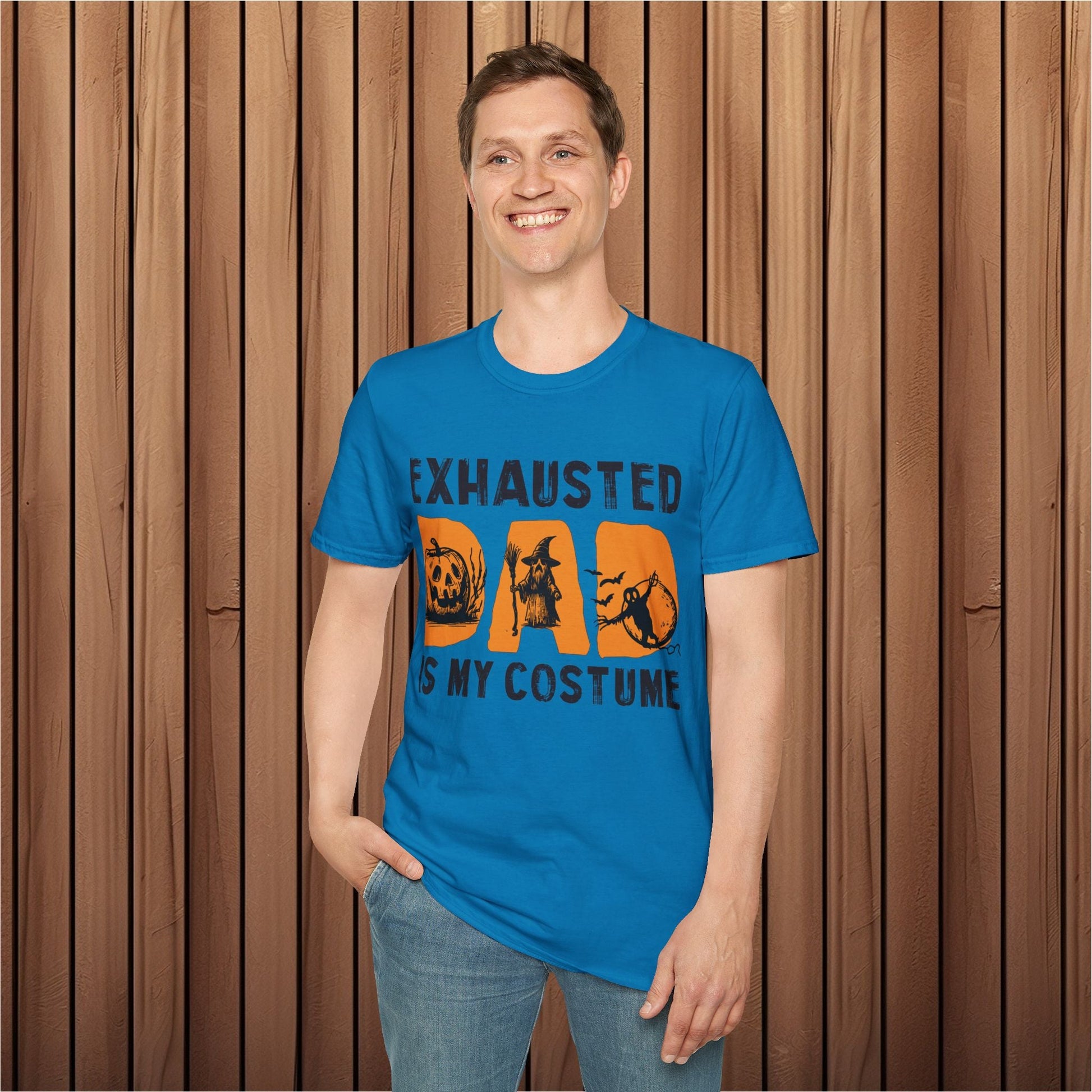 Exhausted Is My Costume Softstyle T-Shirt - EternalAscension