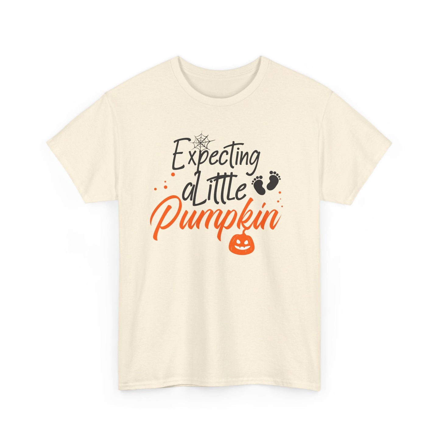 Expecting a Little Pumpkin Unisex Heavy Cotton Tee - EternalAscension