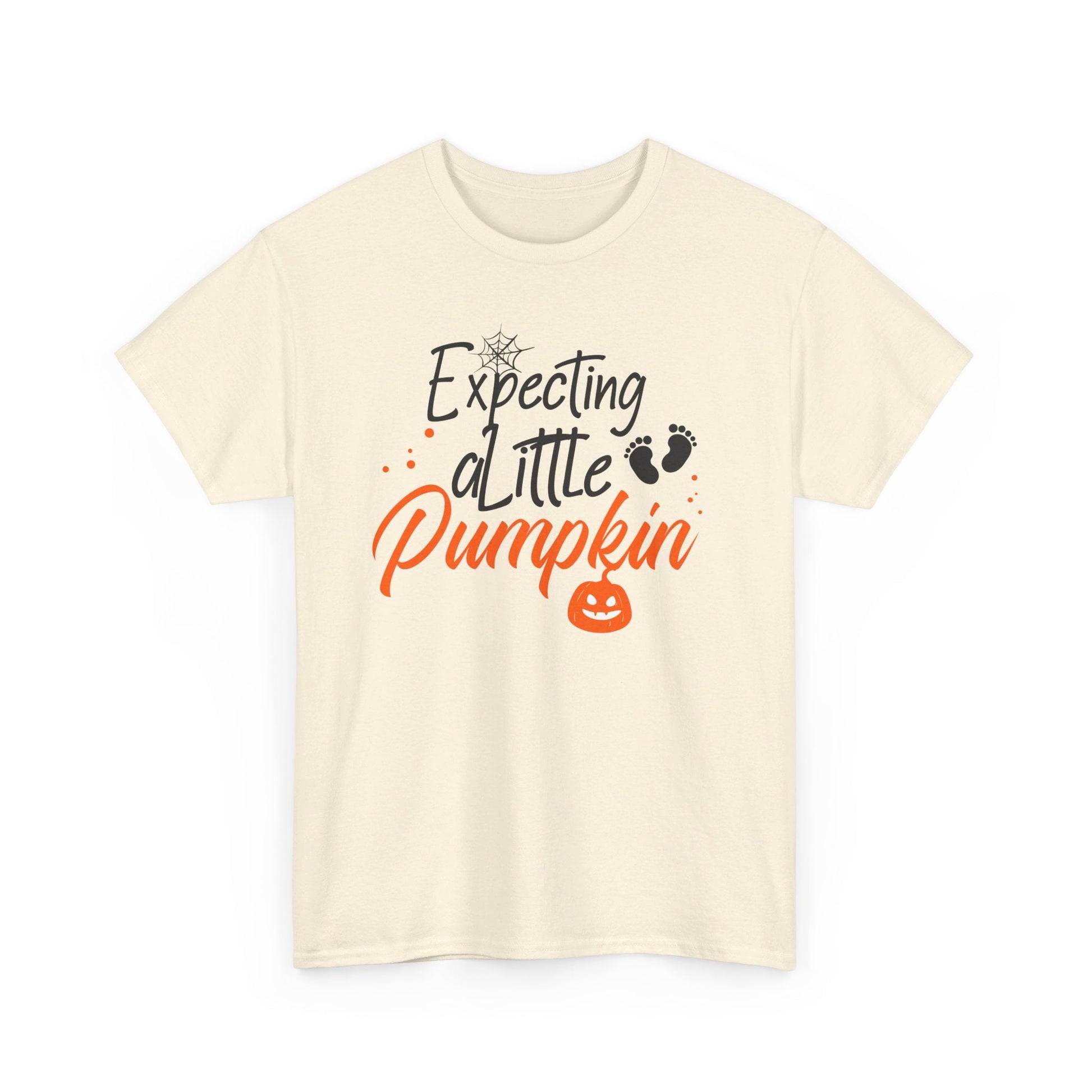 Expecting a Little Pumpkin Unisex Heavy Cotton Tee - EternalAscension
