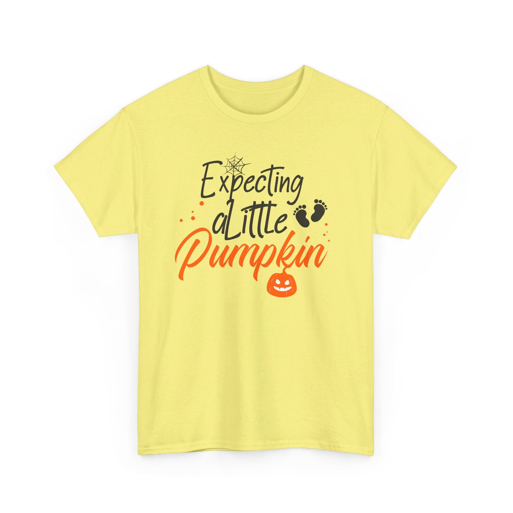 Expecting a Little Pumpkin Unisex Heavy Cotton Tee - EternalAscension