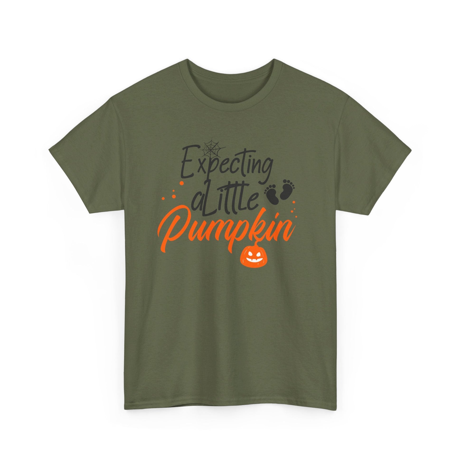 Expecting a Little Pumpkin Unisex Heavy Cotton Tee - EternalAscension