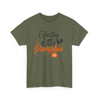 Expecting a Little Pumpkin Unisex Heavy Cotton Tee - EternalAscension