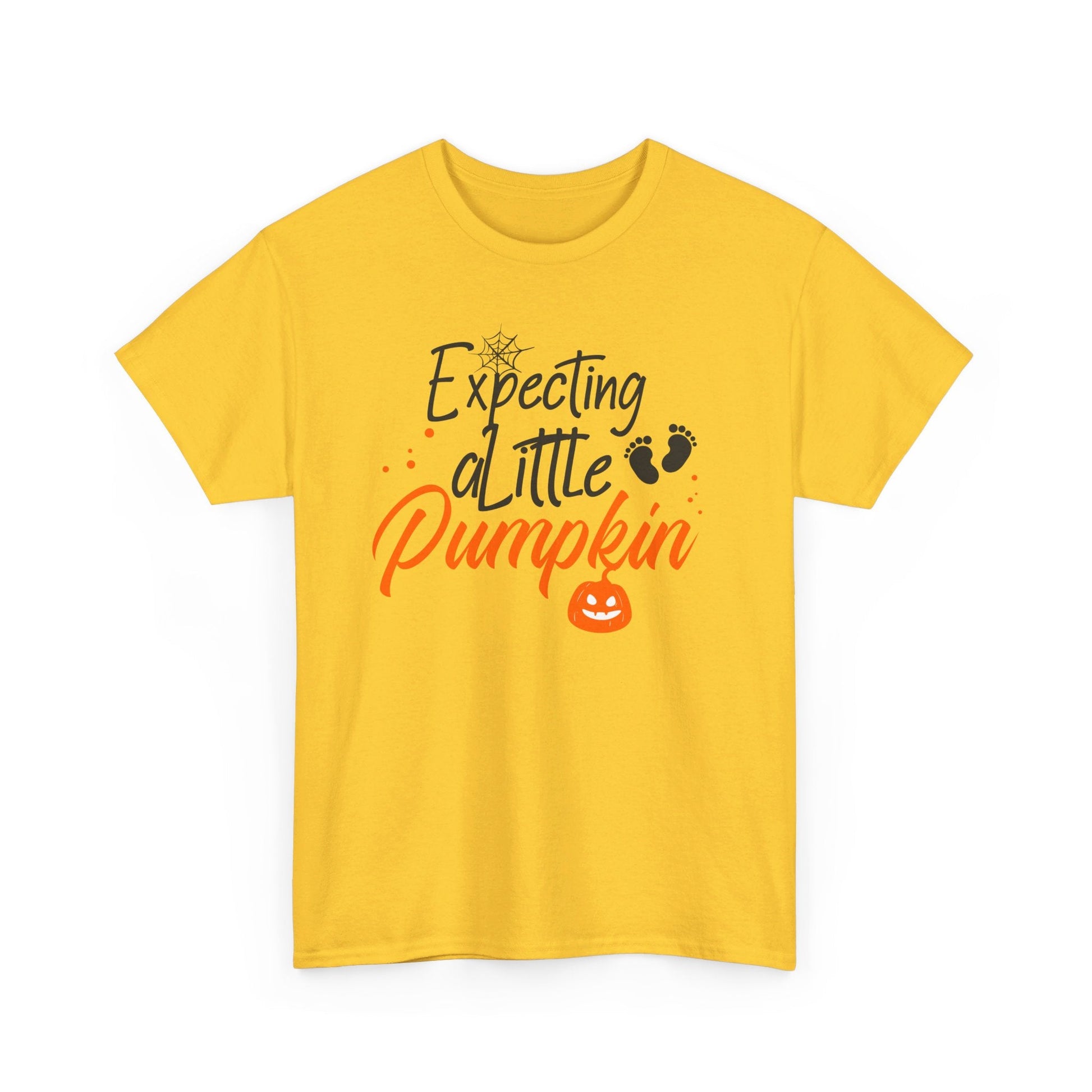 Expecting a Little Pumpkin Unisex Heavy Cotton Tee - EternalAscension