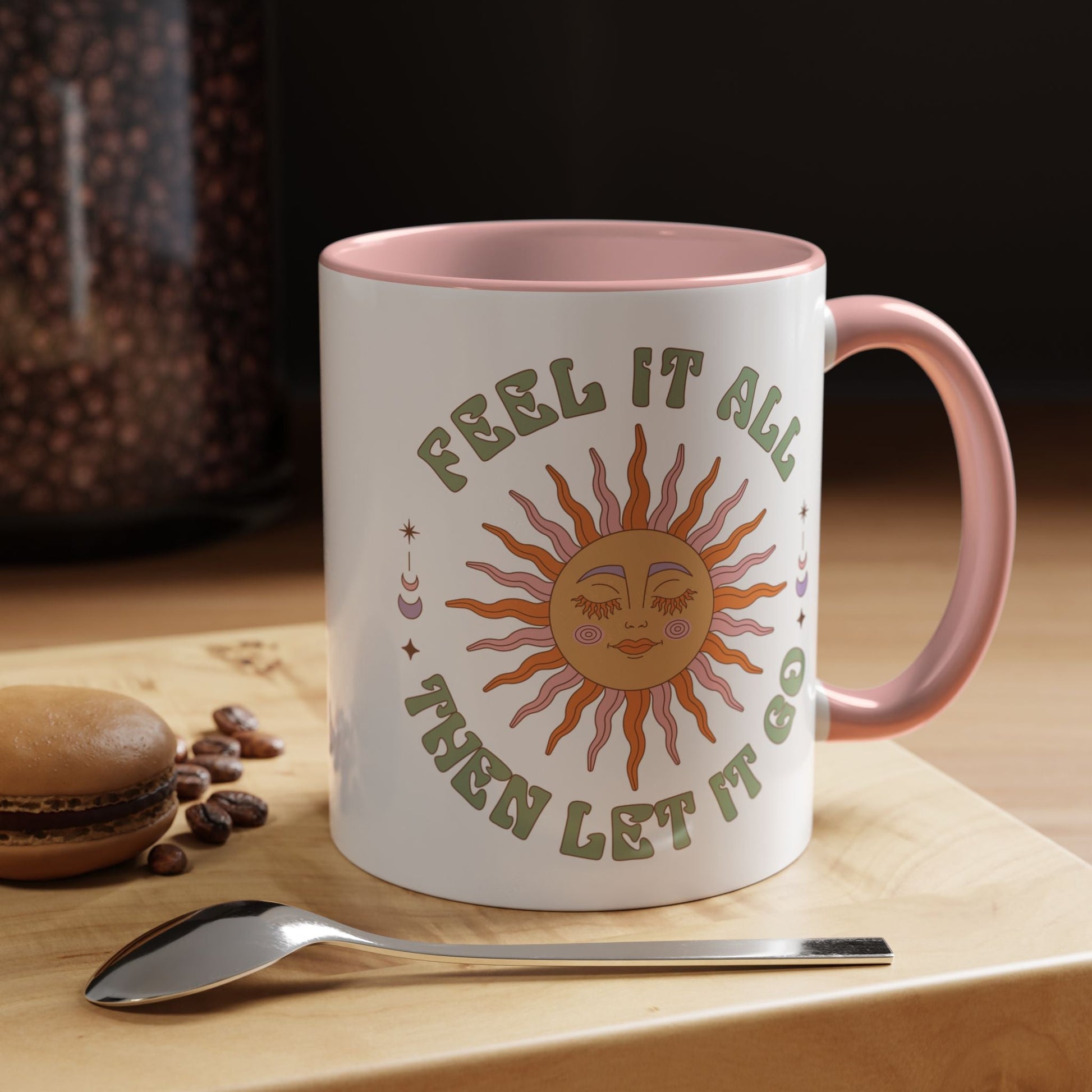 Feel It All Then Let It Go - Accent Coffee Mug (11, 15oz) - EternalAscension