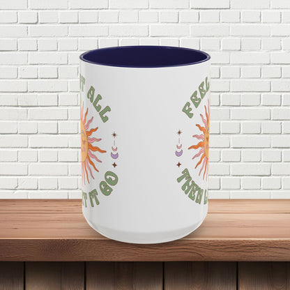 Feel It All Then Let It Go - Accent Coffee Mug (11, 15oz) - EternalAscension