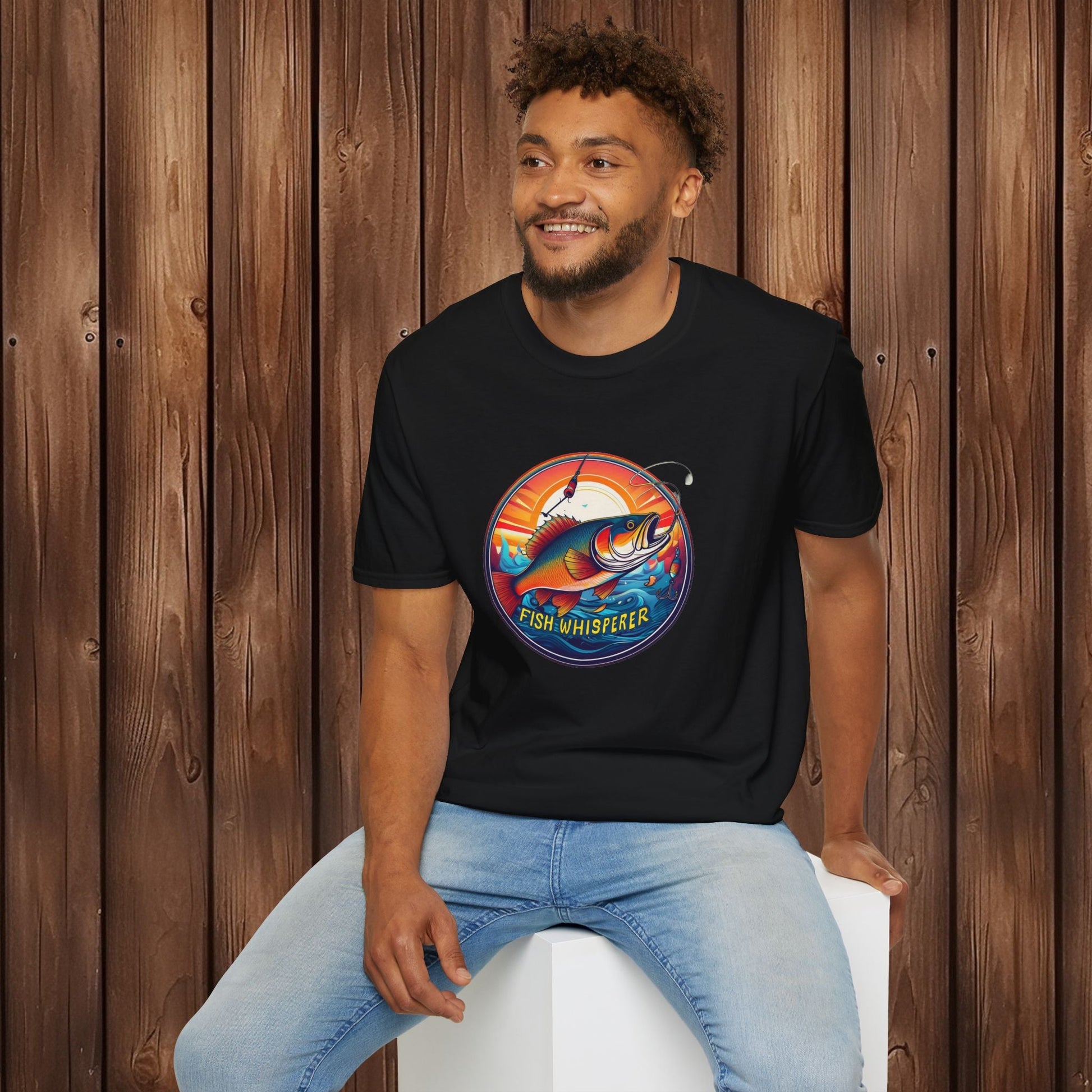 Fish Whisperer Unisex Softstyle T-Shirt - EternalAscension