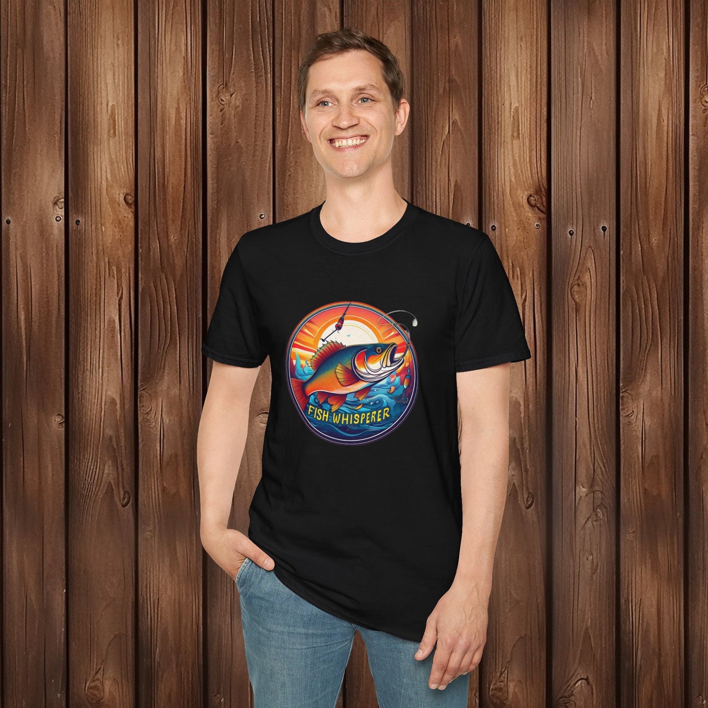 Fish Whisperer Unisex Softstyle T-Shirt - EternalAscension