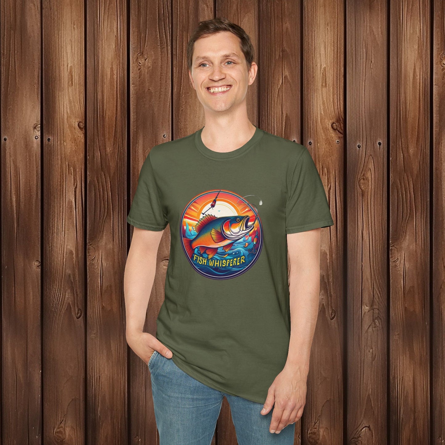 Fish Whisperer Unisex Softstyle T-Shirt - EternalAscension