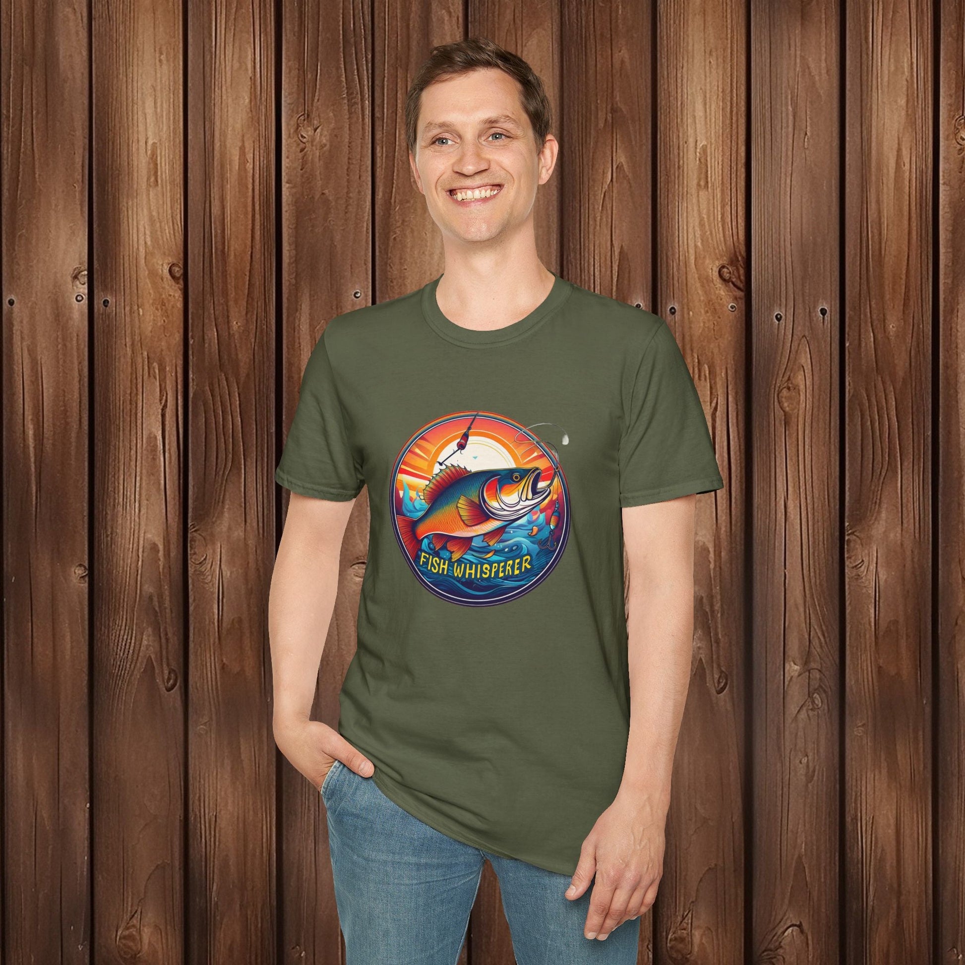 Fish Whisperer Unisex Softstyle T-Shirt - EternalAscension