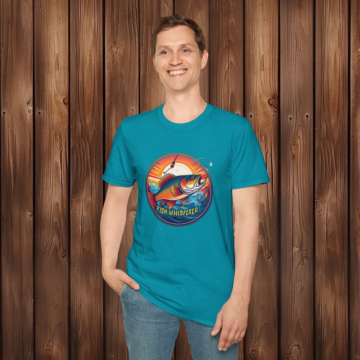 Fish Whisperer Unisex Softstyle T-Shirt - EternalAscension