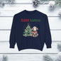 FLEECE NAVIDAD Unisex Sweatshirt for Holiday Cheer, Christmas Sheep Winter Jumper, Festive Seasonal Pullover, Funny Xmas Garment - Dyed Top, - EternalAscension