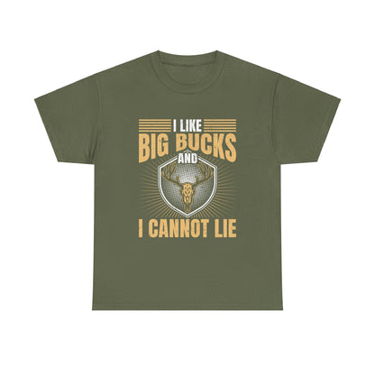 Funny Hunting Unisex Tee - I Like Big Bucks and I Cannot Lie - EternalAscension