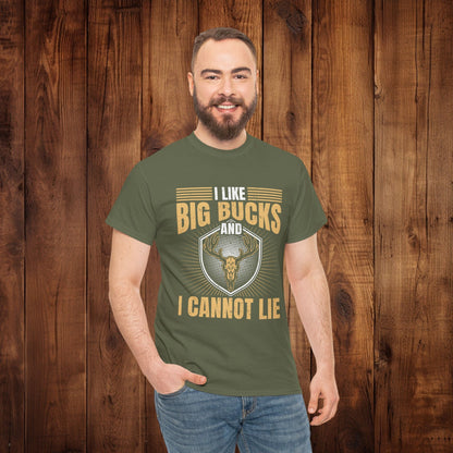 Funny Hunting Unisex Tee - I Like Big Bucks and I Cannot Lie - EternalAscension