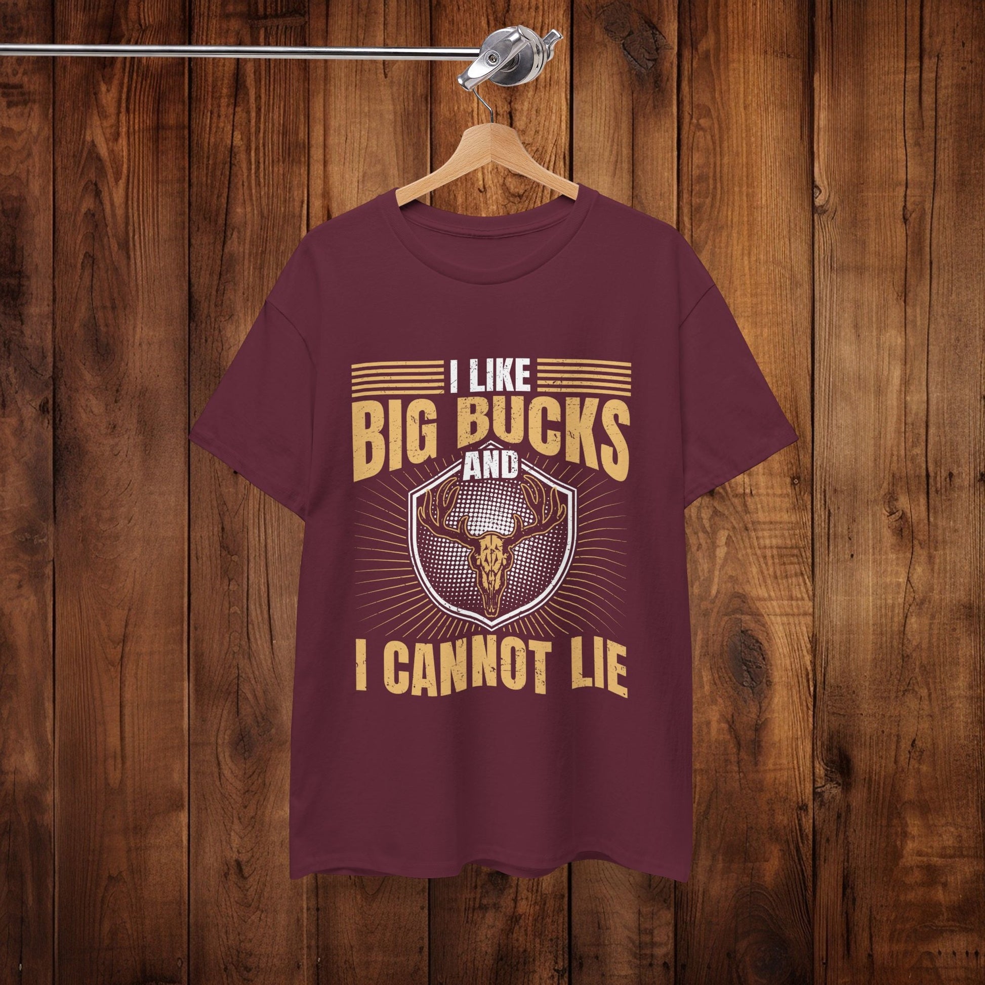 Funny Hunting Unisex Tee - I Like Big Bucks and I Cannot Lie - EternalAscension