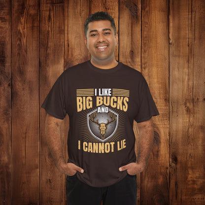 Funny Hunting Unisex Tee - I Like Big Bucks and I Cannot Lie - EternalAscension
