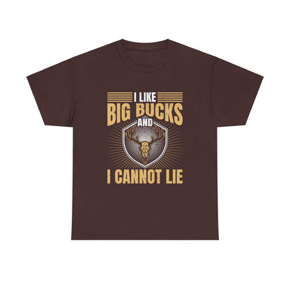 Funny Hunting Unisex Tee - I Like Big Bucks and I Cannot Lie - EternalAscension