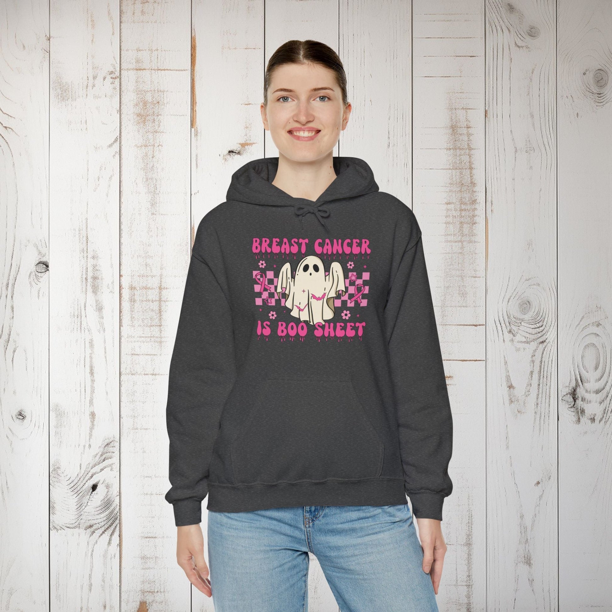 Ghostly Warrior Unisex Heavy Blend™ Hooded Sweatshirt - EternalAscension