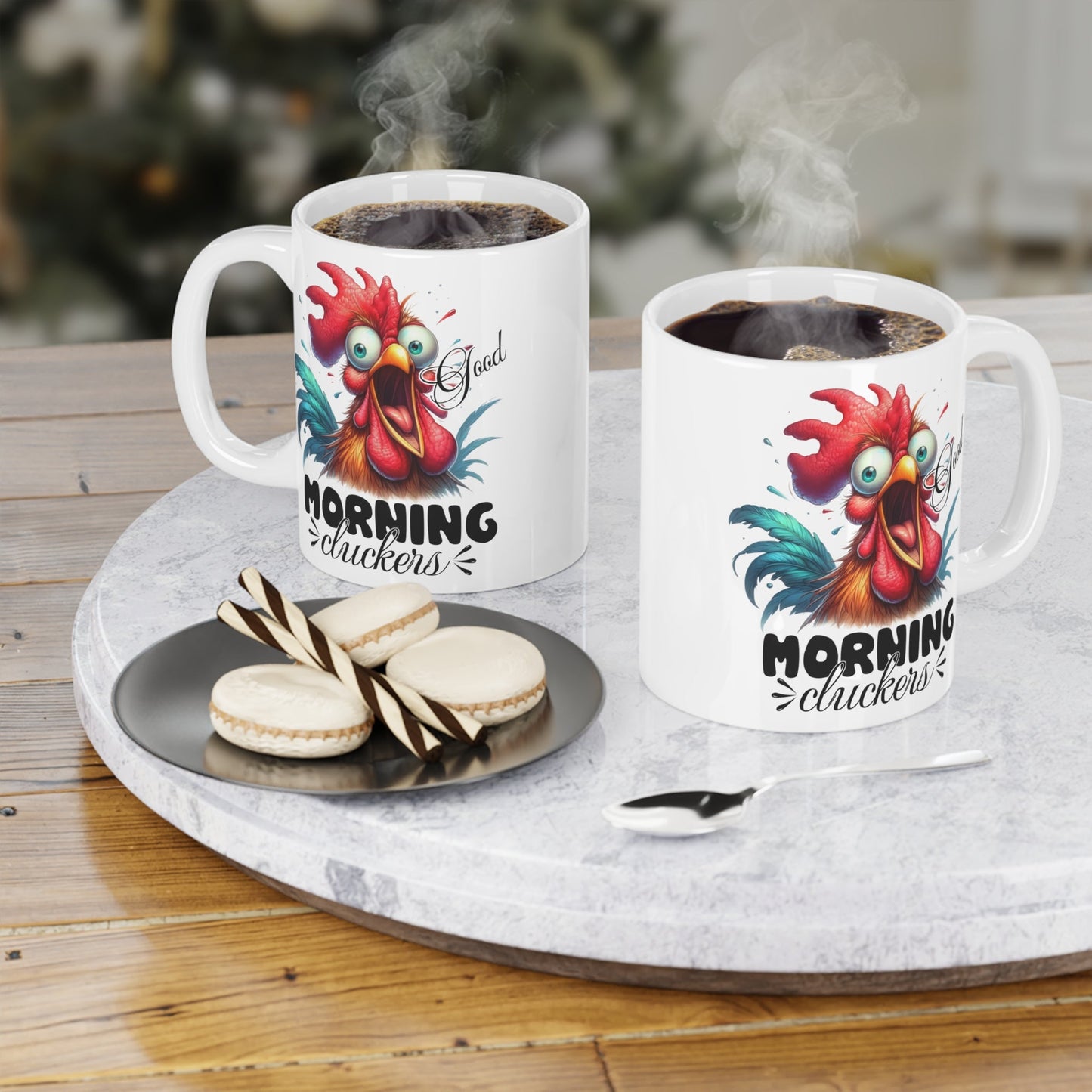"Good Morning Cluckers" Ceramic Mugs (11oz\15oz\20oz) - EternalAscension