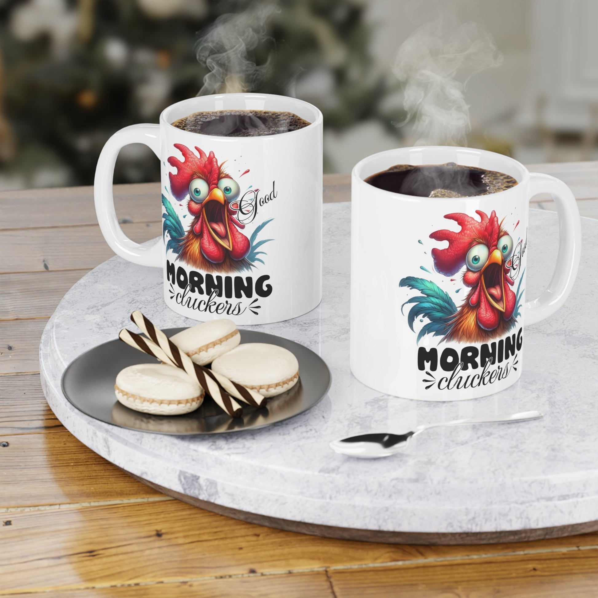 "Good Morning Cluckers" Ceramic Mugs (11oz\15oz\20oz) - EternalAscension
