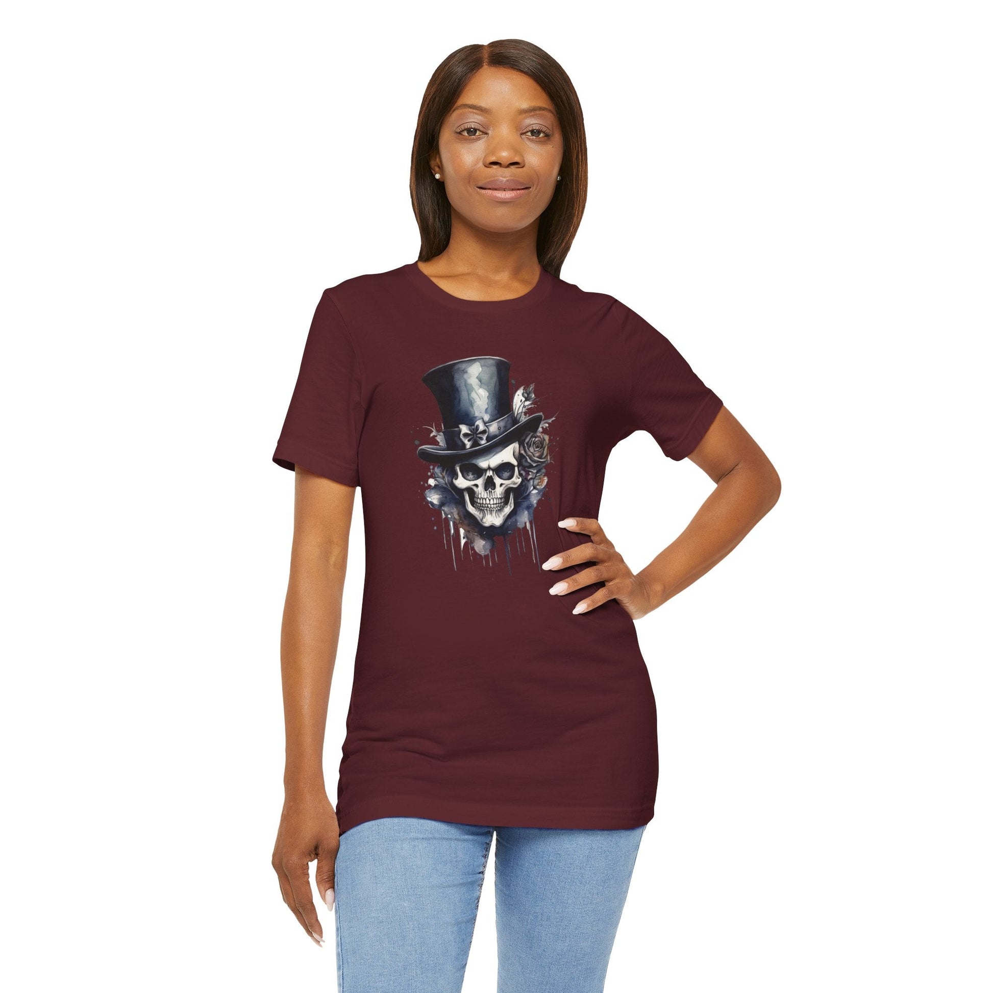 Gothic Skull Unisex Jersey Short Sleeve Tee - EternalAscension