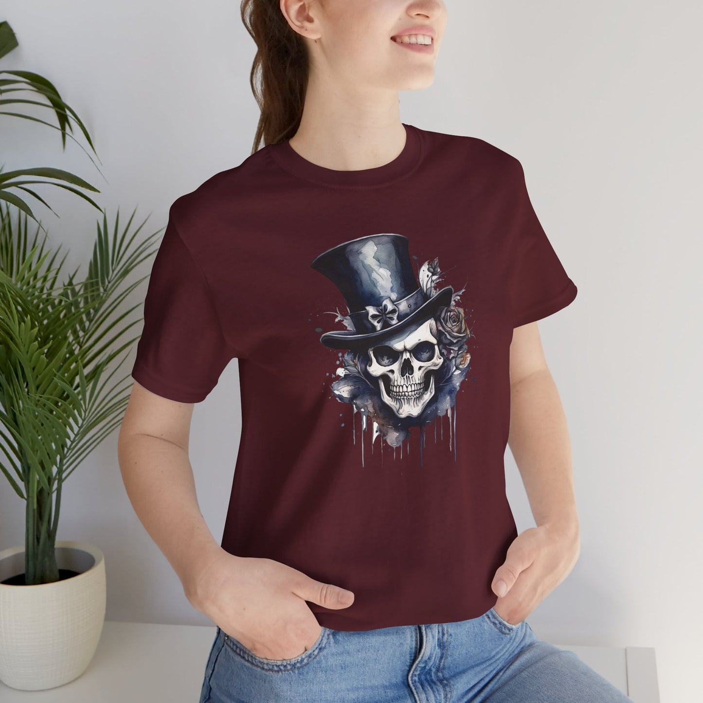 Gothic Skull Unisex Jersey Short Sleeve Tee - EternalAscension