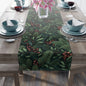 Greenery Table Runner, Festive Dining Decor, Holiday Table Linen, Nature Inspired Centerpiece, Christmas Farmhouse Table Setting, Winter - EternalAscension