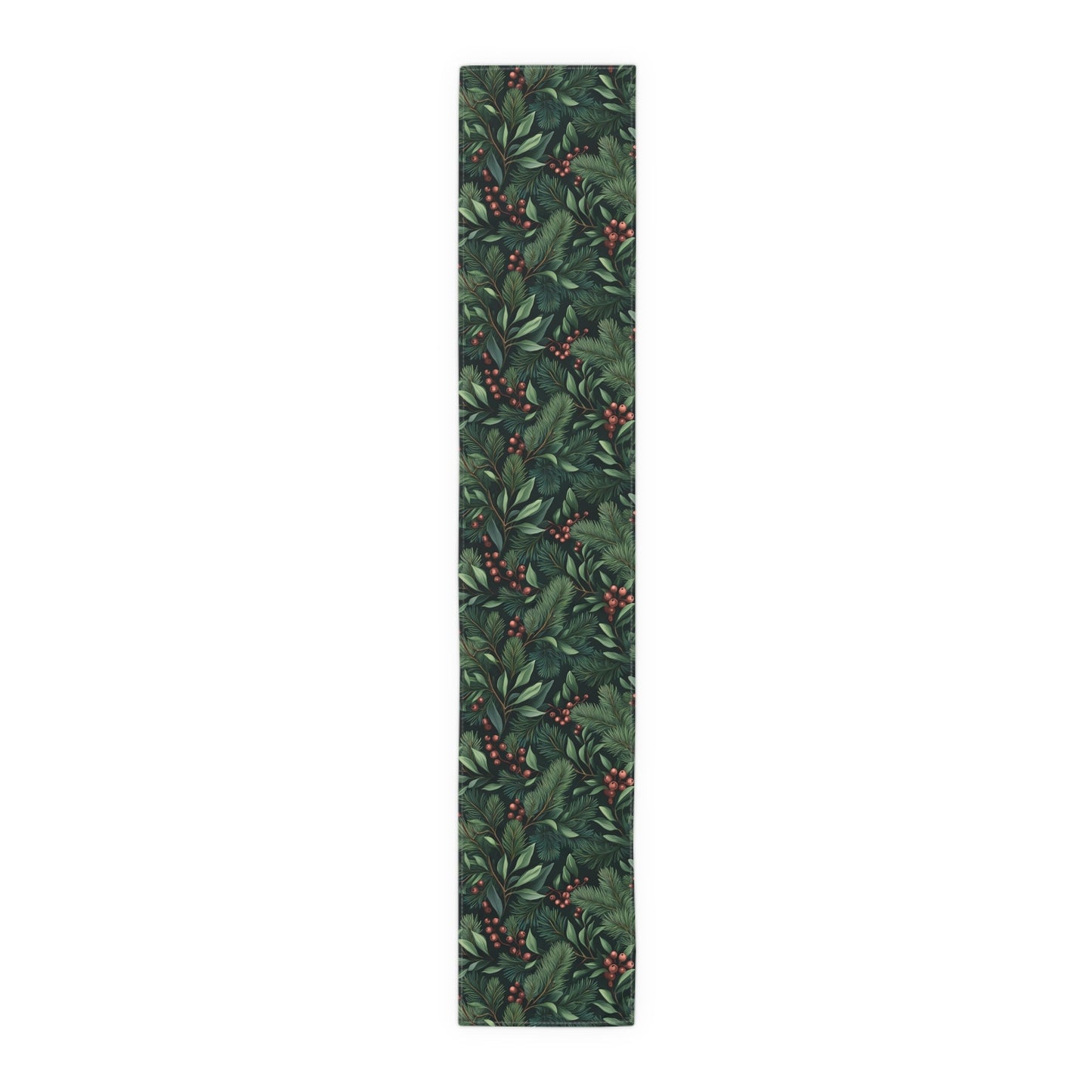 Greenery Table Runner, Festive Dining Decor, Holiday Table Linen, Nature Inspired Centerpiece, Christmas Farmhouse Table Setting, Winter - EternalAscension