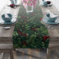 Greenery Table Runner, Festive Dining Decor, Holiday Table Linen, Nature Inspired Centerpiece, Christmas Farmhouse Table Setting, Winter - EternalAscension